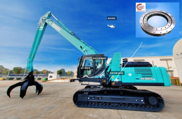 013.40.900.03-Internal-Gear-Slewing-For-Kobelco-SK350DLC-10-steel-grabbing-machine