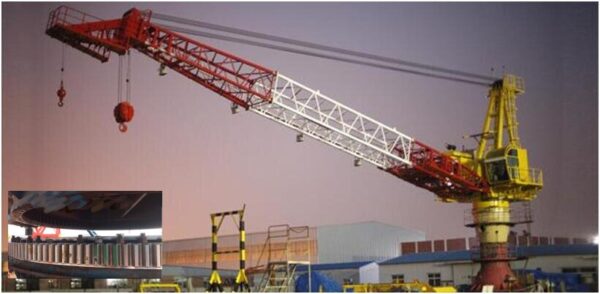 132.50.4500-three-row-roller-Slewing-Bearing-with-external-gear-for-pedestal-cranes