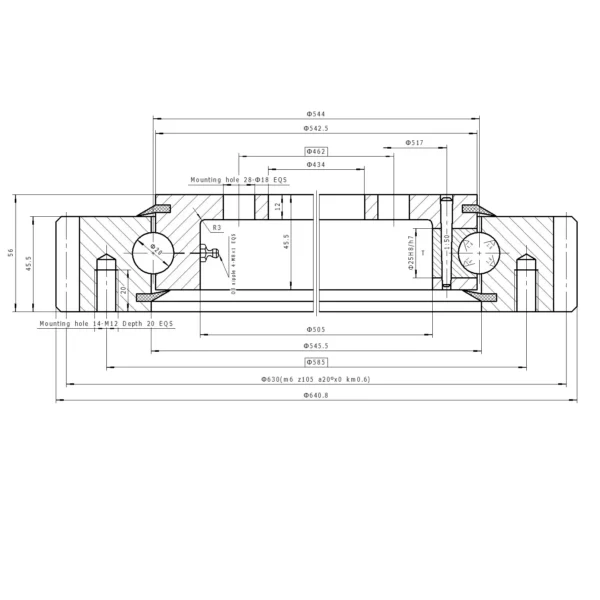 231.20.0544-environmental-equipment-used-light-type-slewing-bearings-product