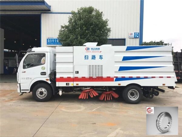 single-row-ball-slewing-bearing-with-exteranl-gear-for-Street-Sweeper-machine