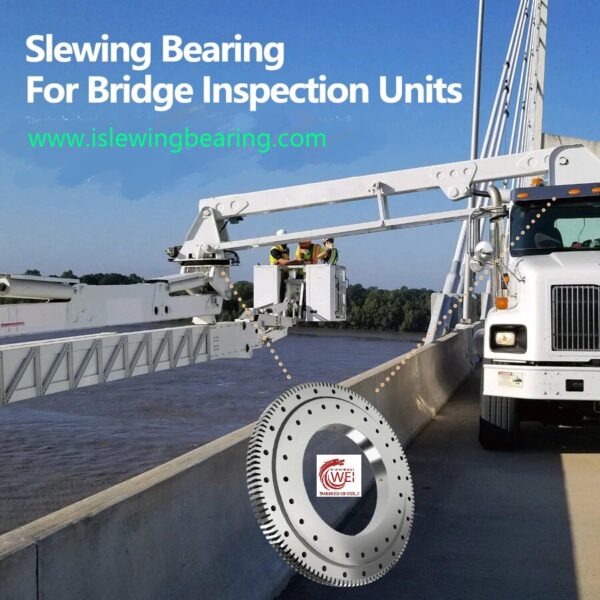 single-row-ball-with-exteranl-gear-Slewing-Bearing-for-Bridge-Inspection-Units