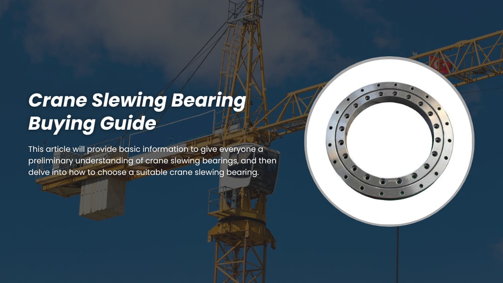slewing bearing crane,slewing ring bearing repair - YouTube