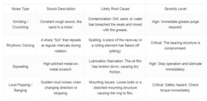  Slewing Bearing Noise: Troubleshooting & Practical Solutions