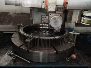 Finish‑Turning Slewing Bearing Raceway on CNC Vertical Lathe