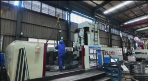 Â Large Diameter External Gear Slewing Ring | Gear Hobbing Process in Factory