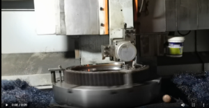 Turning of Slewing Bearing Raceway 